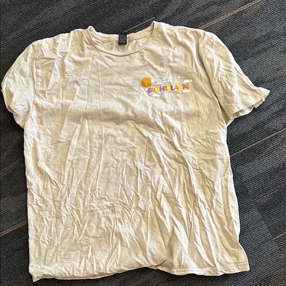 Beige Graphic T-Shirt